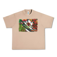 Burro mexico flag sunflowers roses and cactus with serape aztec and leopard Urban Heavy Tee - Artiststas