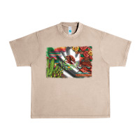 French Oak mexico flag sunflowers roses and cactus with serape aztec and leopard Urban Heavy Tee - Artiststas