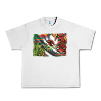 Lunar Rock mexico flag sunflowers roses and cactus with serape aztec and leopard Urban Heavy Tee - Artiststas