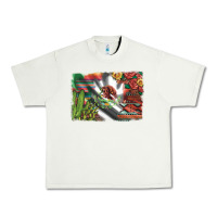 Pistachio mexico flag sunflowers roses and cactus with serape aztec and leopard Urban Heavy Tee - Artiststas