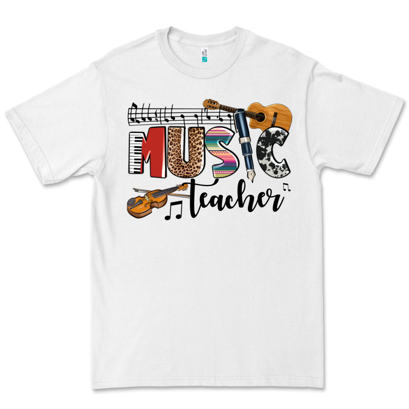 Music Teacher Premium Tee by AdoDesignShop | Teevron
