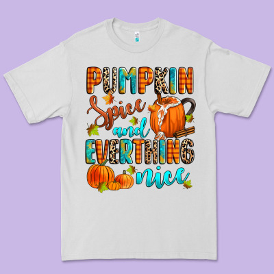 Pumpkin Spice And Everthing Nice Premium Tee Designed By Zillion Design Studio