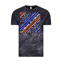 Cloud Black western america seamless pattern Vintage Tee - BundleAndBundleShop