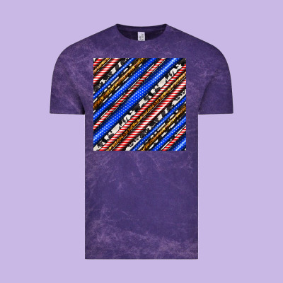 Western America Seamless Pattern Vintage Tee Designed By Bundleandbundleshop