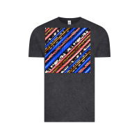 Vintage Black western america seamless pattern Vintage Tee - BundleAndBundleShop