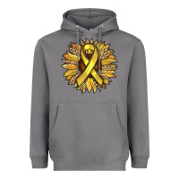Storm Child Cancer Awareness Sunflower Heavyweight Hoodie - RanaPortraitStore
