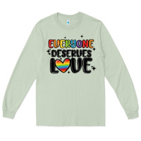 Matcha everyone deserves love Long Sleeve Tee - MaliasSmallBusiness