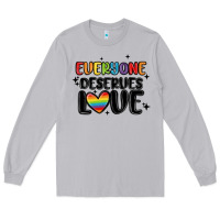 Moon Dust everyone deserves love Long Sleeve Tee - MaliasSmallBusiness