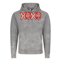 Cloud Rock Valentine's Day Xoxo Balloon Vintage Hoodie - Artiststas