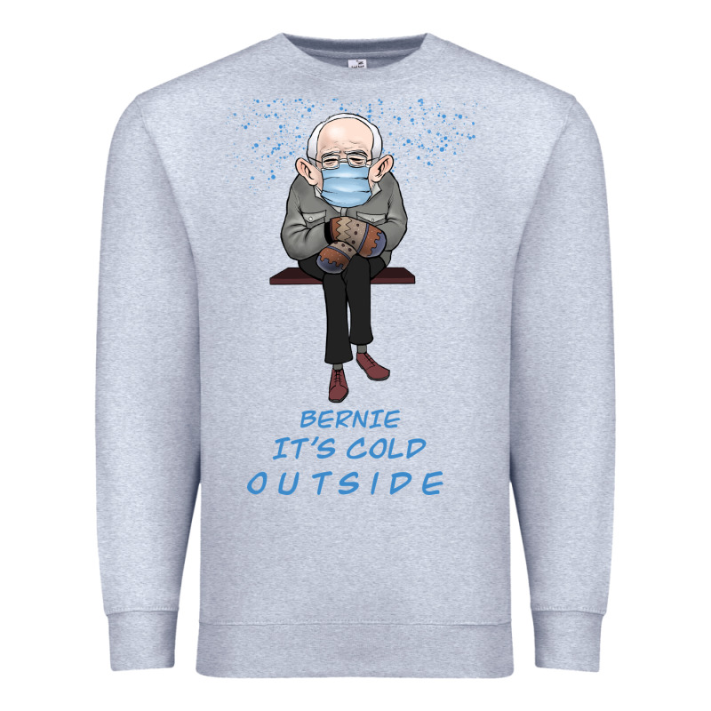 Bernie It's Cold Outside Premium Sweatshirt by Bettercallsaul | Teevron