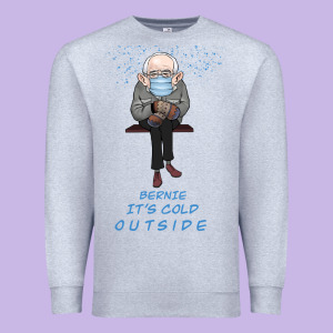 Bernie It's Cold Outside Premium Sweatshirt Designed By Bettercallsaul