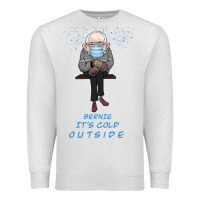 Oatmeal Heather Bernie it's Cold Outside Premium Sweatshirt - Bettercallsaul