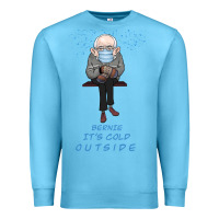 Ocean Blue Bernie it's Cold Outside Premium Sweatshirt - Bettercallsaul