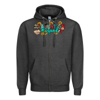 Charcoal Heather graduation squad Zipper Hoodie - NancyCooperArtShop