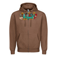 Chestnut graduation squad Zipper Hoodie - NancyCooperArtShop