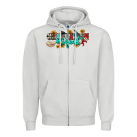 Dove Grey graduation squad Zipper Hoodie - NancyCooperArtShop
