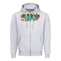 Heather Grey graduation squad Zipper Hoodie - NancyCooperArtShop
