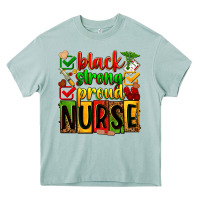 Arona black strong proud nurse Heavy Core Tee - Zillion Design Studio