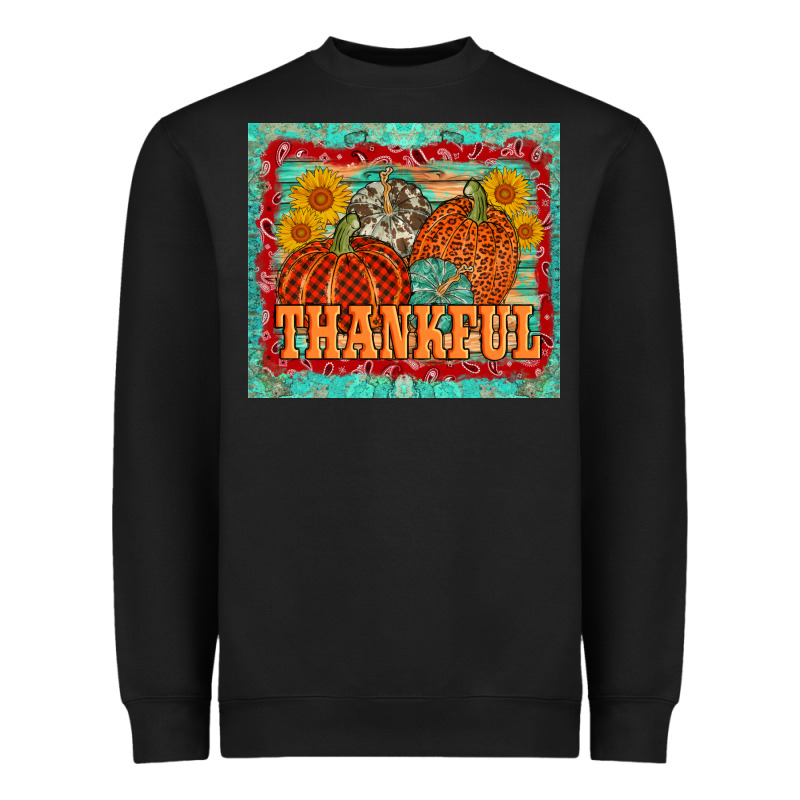 Pumpkin Sunflower Tumbler Heavyweight Sweatshirt by AdoDesignShop | Teevron