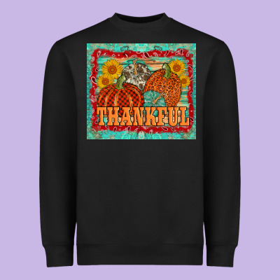 Pumpkin Sunflower Tumbler Heavyweight Sweatshirt Designed By Adodesignshop