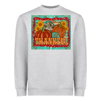 Heather Grey pumpkin sunflower tumbler Heavyweight Sweatshirt - AdoDesignShop