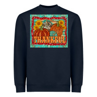 Navy pumpkin sunflower tumbler Heavyweight Sweatshirt - AdoDesignShop
