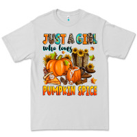 Just A Girl Who Loves Pumpkin Spice Premium Tee | Teevron