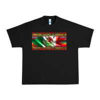 Black mexico flag serape roses leopard and glitter licanse plate Urban Heavy Tee - Artiststas
