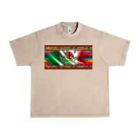 French Oak mexico flag serape roses leopard and glitter licanse plate Urban Heavy Tee - Artiststas