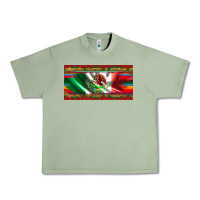 Oil Green mexico flag serape roses leopard and glitter licanse plate Urban Heavy Tee - Artiststas