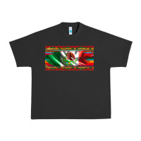 Pigment Black mexico flag serape roses leopard and glitter licanse plate Urban Heavy Tee - Artiststas
