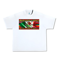 White mexico flag serape roses leopard and glitter licanse plate Urban Heavy Tee - Artiststas