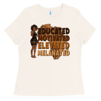 Bone educated motivated elevated melanated Ladies Tee - texasbilliewilder