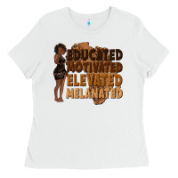 White educated motivated elevated melanated Ladies Tee - texasbilliewilder