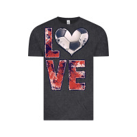 Vintage Black soccer love Vintage Tee - JahusDesignShop