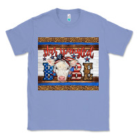 Western Star Spangled Baby Cow Classic Tee | Teevron