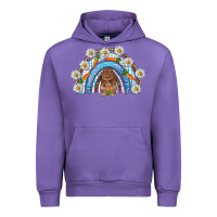 Tulip Easter Bunny with carrot rainbow Easter Day Urban Hoodie - HowdyJamesFarm