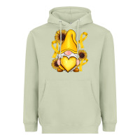 Matcha Childhood Cancer gnome Heavyweight Hoodie - RanaPortraitStore