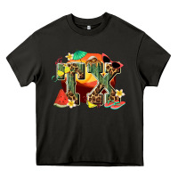 Asphalt summer tx Heavy Core Tee - texasbilliewilder