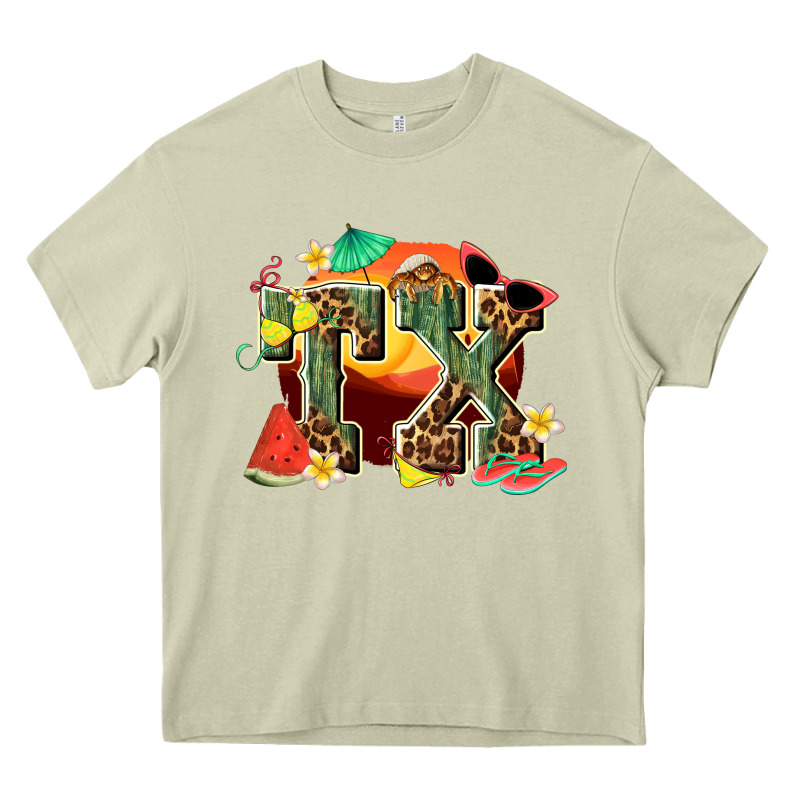 Summer Tx Heavy Core Tee by texasbilliewilder | Teevron