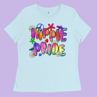Hippie Pride Ladies Tee Designed By Zillion Design Studio