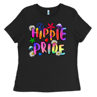 Black hippie pride Ladies Tee - Zillion Design Studio