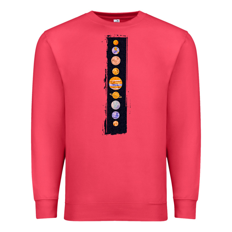 Planets Colour Premium Sweatshirt by Bettercallsaul | Teevron