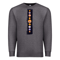 Charcoal Heather Planets Colour Premium Sweatshirt - Bettercallsaul