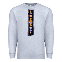 Heather Grey Planets Colour Premium Sweatshirt - Bettercallsaul