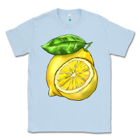 Dusty Blue lemon Classic Tee - BarkalooDesign
