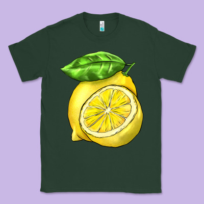 Lemon Classic Tee Designed By Barkaloodesign