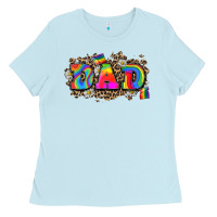Baby Blue dad pride Ladies Tee - Zillion Design Studio