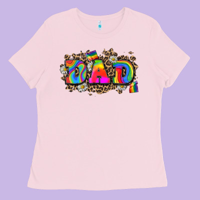 Dad Pride Ladies Tee Designed By Zillion Design Studio