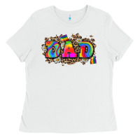 White dad pride Ladies Tee - Zillion Design Studio